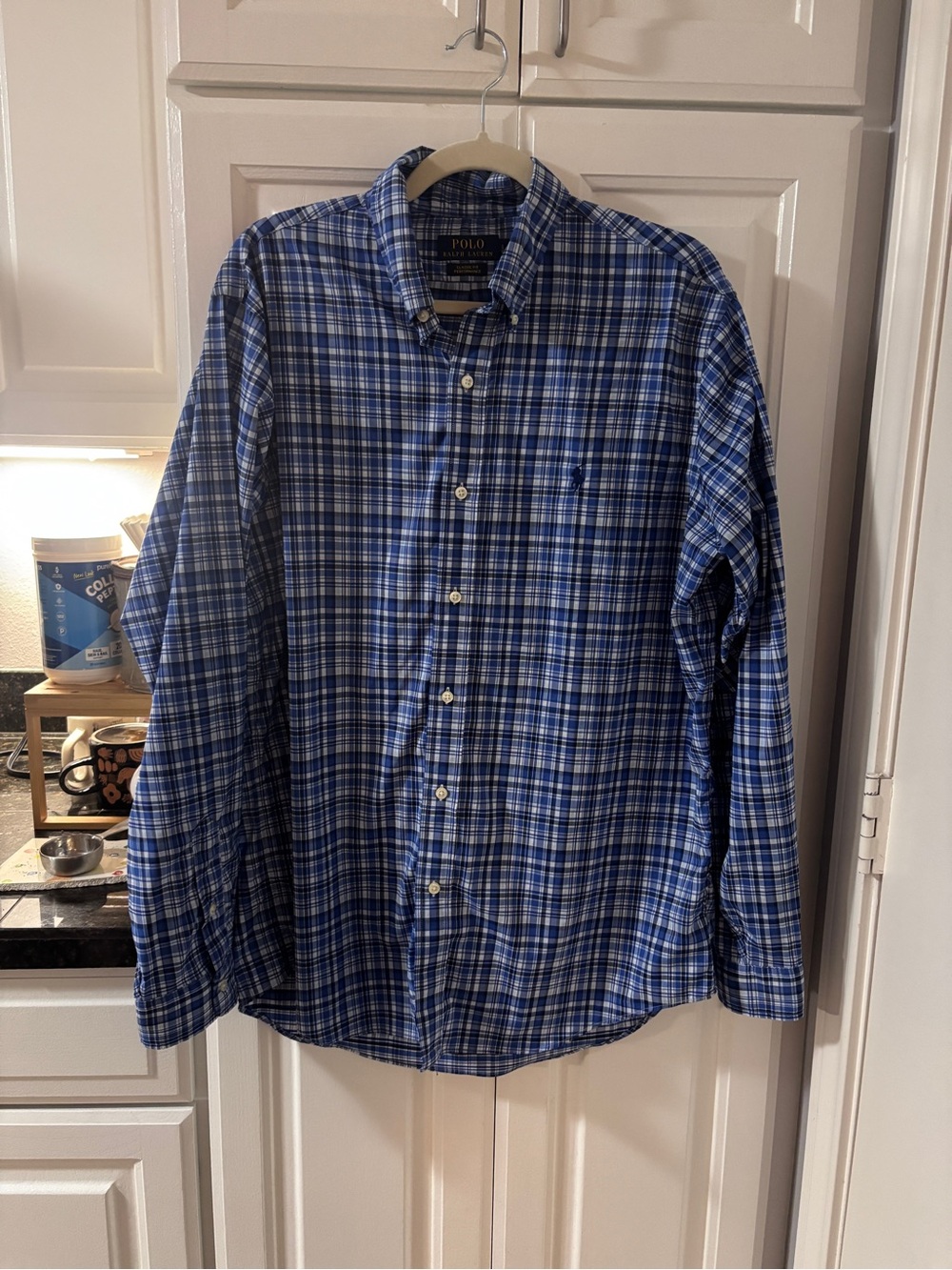 Polo by Ralph Lauren Blue Plaid Button-Down Shirt